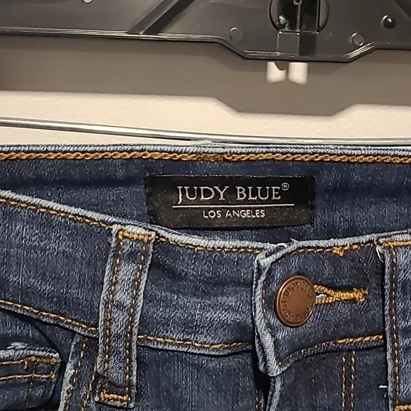 Judy Blue sz 1 25 waist distressed skinny jeans WJ135 - Picture 3 of 5